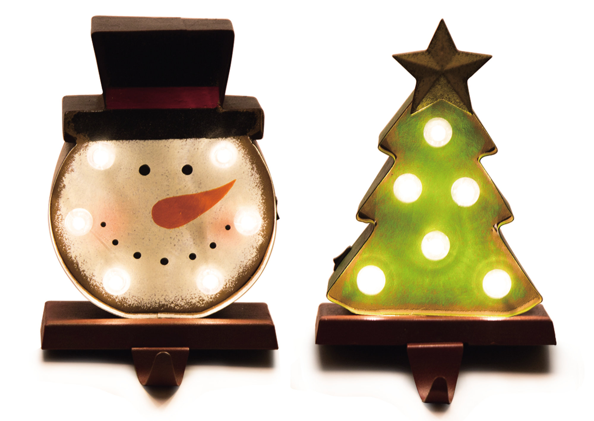 Porte-bas de noël pour cheminée, support de bas de noël antidérapant en