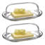 Pasabahce Glass Butter Dish