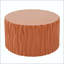 Table basse ronde à texture ondulée avec structure MGO résistante aux intempéries-2043659049
