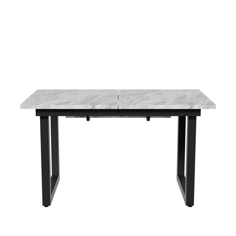 Danesh Extendable Metal Base Dining Table