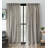 Loha Synthetic Solid Colour Semi-Sheer Pinch Pleat Curtain Panels-65624084-65624080