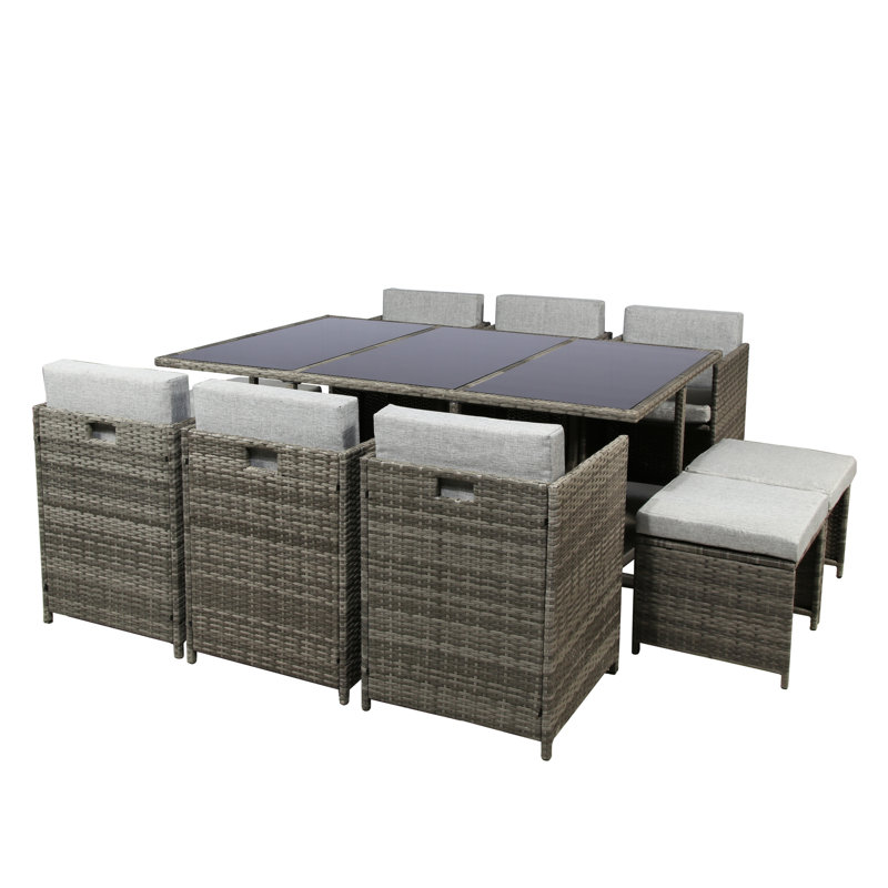 Fanchet 10 Seater Rattan Conversation Set