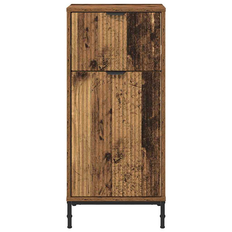 Wall Mounted Required Bathroom Cabinet, Old Wood