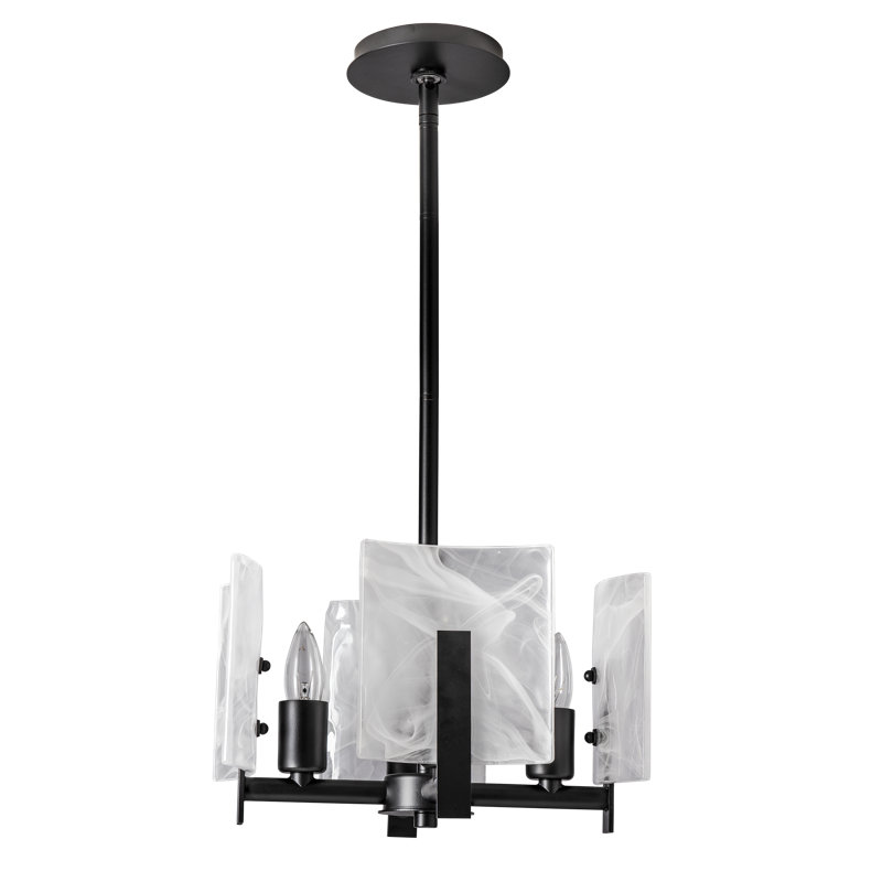 Arc 4 - Light Unique Classic Chandelier, Black