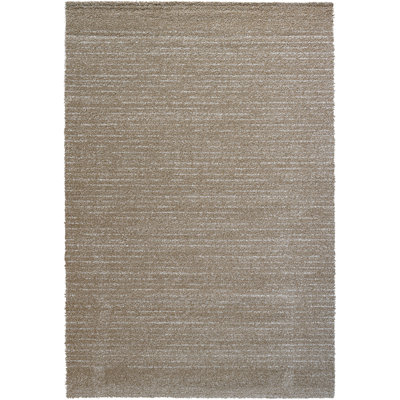 Lydia Beige, Ivory and Gold Polypropylene Area Rug