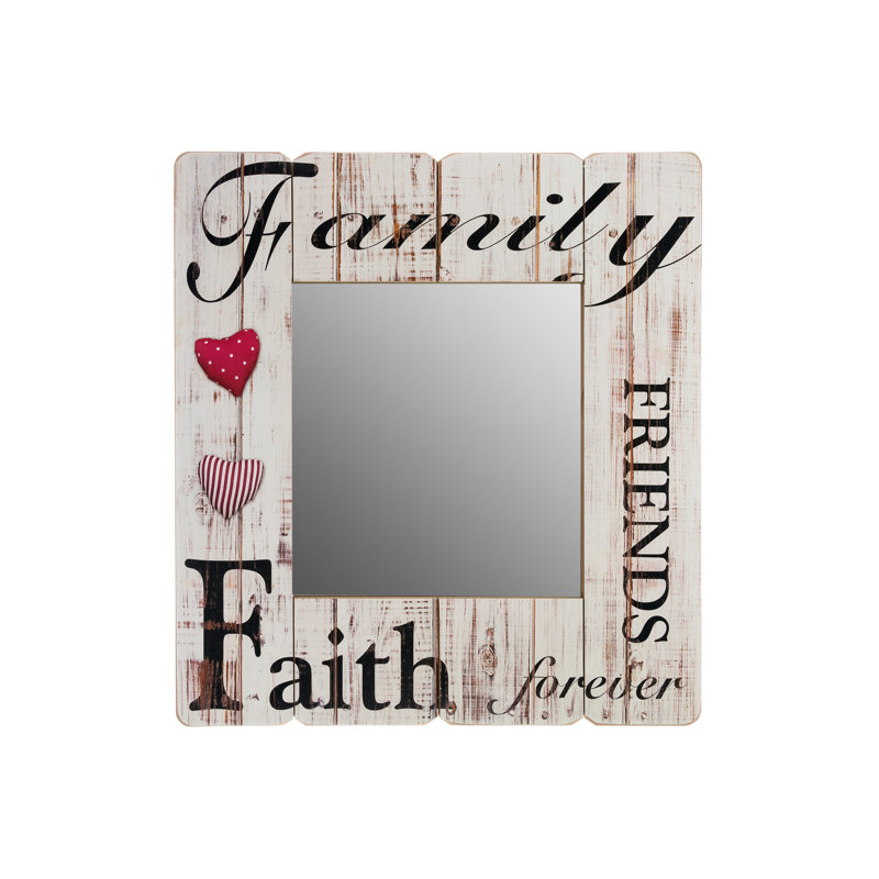 Cliffrose Wood Flat Wall Mirror