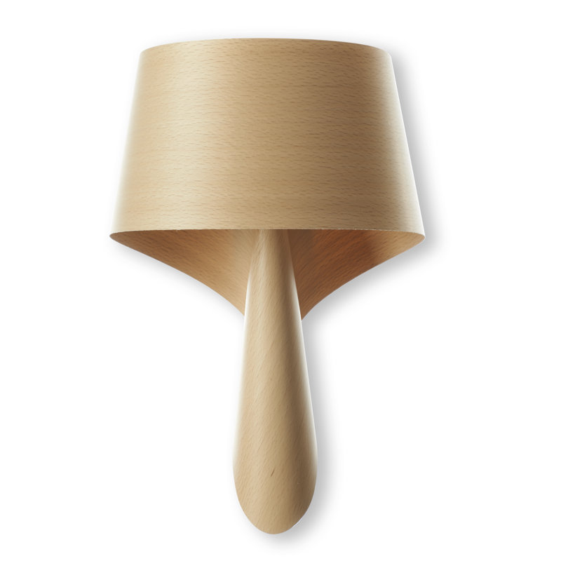 Air Wall Sconce GU24 Base, Natural Beech, GU24 Base