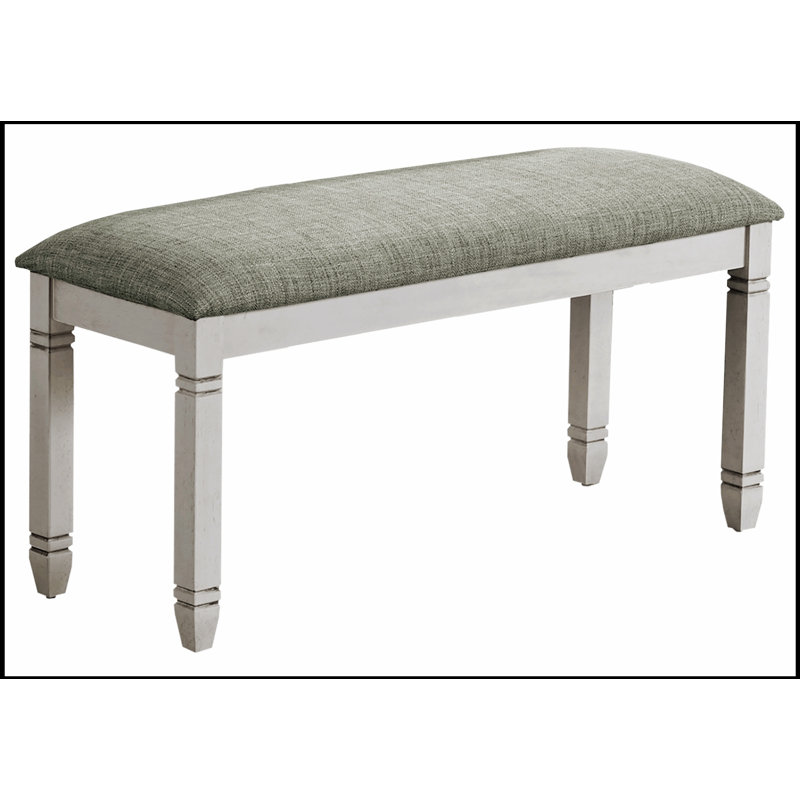 Banc, 41 po rectangulaire, cuisine, salle à manger, vestibule, chambre à coucher, revêtement, bois, bois massif, tissu, transitionnel