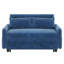 Canapé-lit avec canapé-lit 55,1 po avec dossier ajustable, poches de rangement, 2 coussins moelleux, ports USB-2003781294