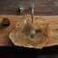 B.o.i 18'' Brown Stone Oval Bathroom Sink