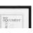 Pontmain Black Matte Picture Frame with Mat