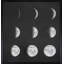 Phases Of The Moon Print by Robert Robinson