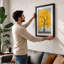 Golden Tree Minimalist - Print-538074008-538073989