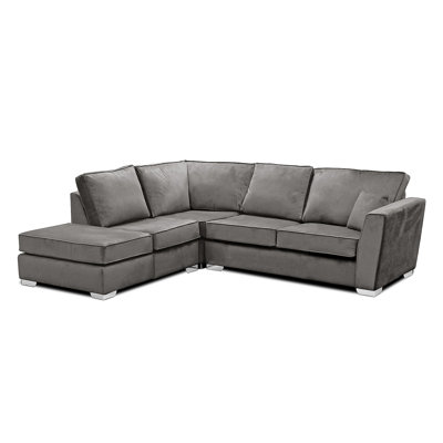 Quade 5 Seater Velvet Sofa & Chaise