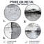 Liggett - Décoration murale abstraite ronde en métal-358619121