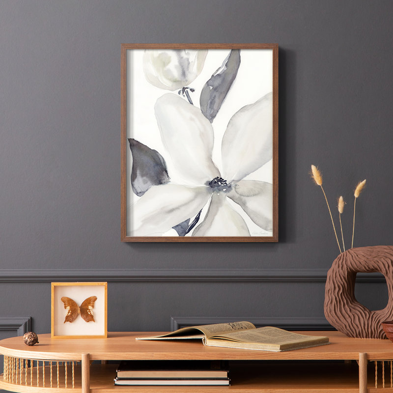 Reproduction encadrée «Day Break Bloom II» - bois massif, Brun, H 10 po x l 8 po