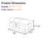Repose-pieds en similicuir avec rangement-97791700