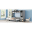 Lit escamotable double avec placard et tiroirs-817254170