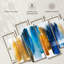 «Blue and Gold Abstract», reproduction sur toile-92761151