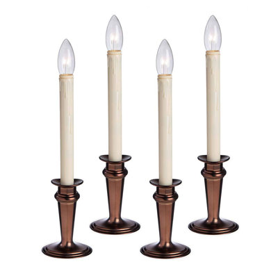 Unscented Flameless Candle with Plastic Holder