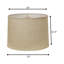 Abat-jour tambour en lin 14 po-2108503895