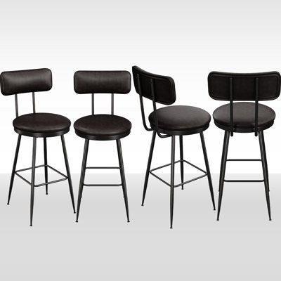 Counter Stool with Metal Frame