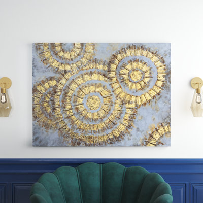 Shiny Circles - Reproduction d'art sur toile tendue