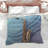 Golden Saxophone On Waves Comforter-129134502