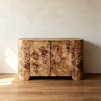 Medieval-style tree-trunk storage cabinet