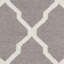 Tapis gris / noir en laine et coton tissé à la main Rodgers-856623134