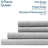 Aeropostale Cotton-Rich Heathered Jersey 4 Piece Sheet Set – Soft T-Shirt Feel, Heathered Grey, Queen-119705683-119705684