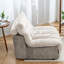 Cloud Compression Sectionals, Beige Chenille Seat, Modern Living Room Apartment-1869855868