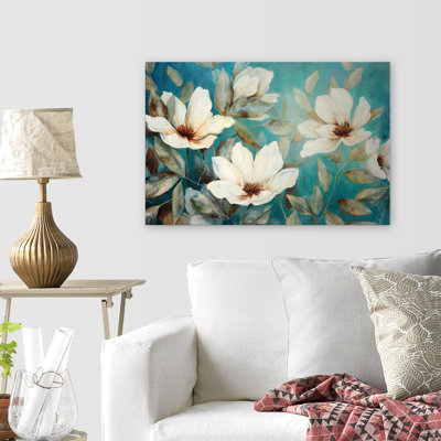 « the shade of blue » par carol robinson, reproduction d’art sur toile tendue