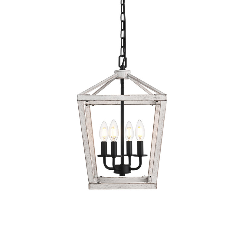 Luminaire suspendu Arabelle, Blanc patiné