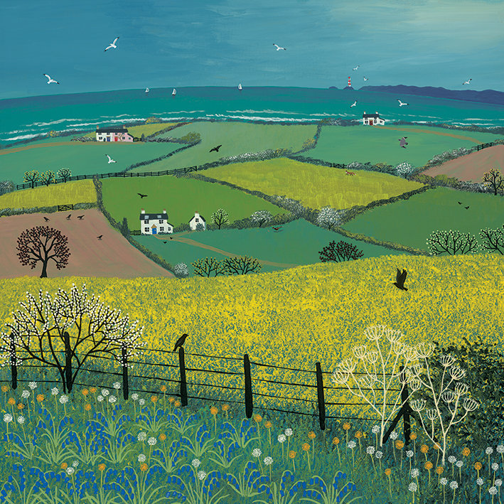 Jo Grundy - Wrapped Canvas Print, 60cm H x 60cm W