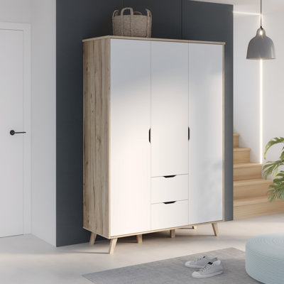 Ashburn 3 Door Steel Wardrobe