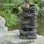 Fontaine décorative à 4 niveaux avec lumières DEL Wanamie