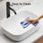 Bathroom Small Vessel Sink Above Counter White Porcelain Ceramic Oval Rectangle Bathroom Vanity Sink Bowl Lavatory Wash Basin