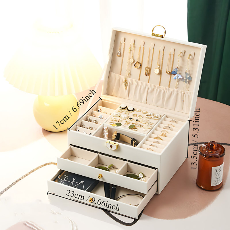 Boîte à bijoux +, Blanc