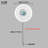 Modern Round Acrylic LED Wall Sconce 18W-4000K Modern Wall Light