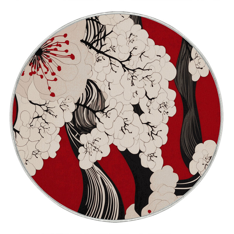 Golden Sakura Rug, Round 4'