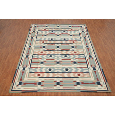 Scandinavian Kilim Oriental Large Rug 10x14