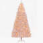 Arbre de Noël rose 7,5 pi