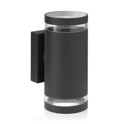 Newhouse Anthracite Grey 2 - Bulb 2.16cm H Outdoor Wall Lantern