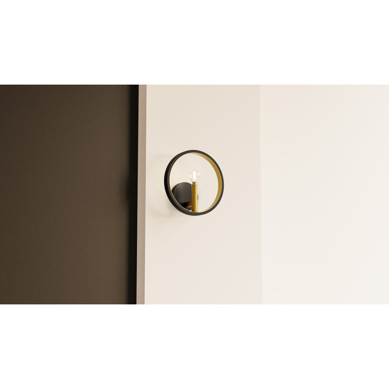Albee 1-Light Matte Black Wall Sconce
