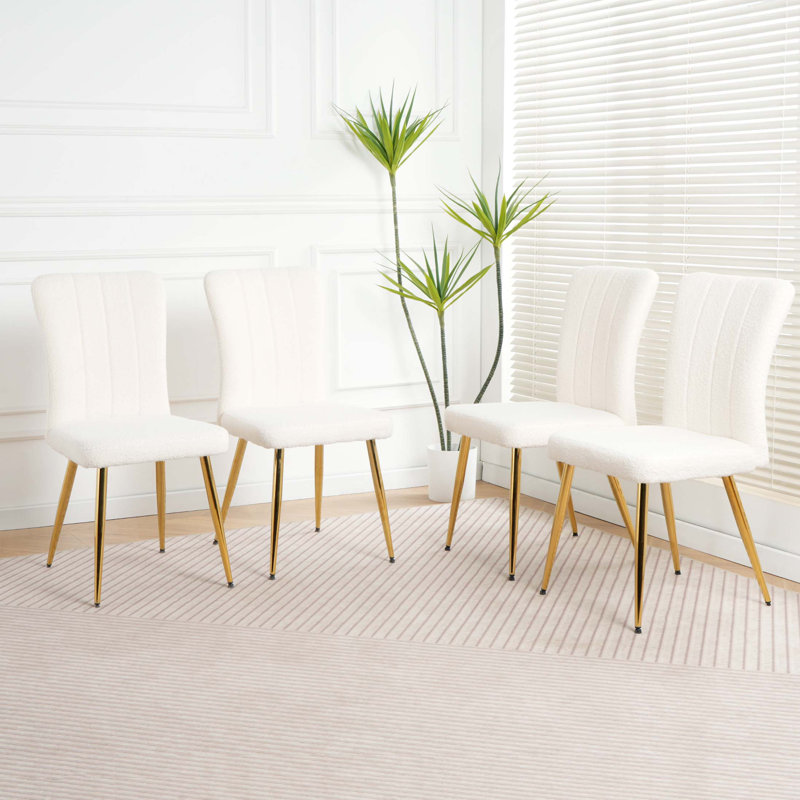 Chaise de salle à manger en laine Modern