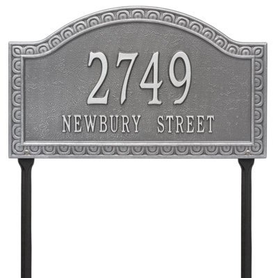 Penhurst Personalized Grande 2-Line Lawn Address Sign
