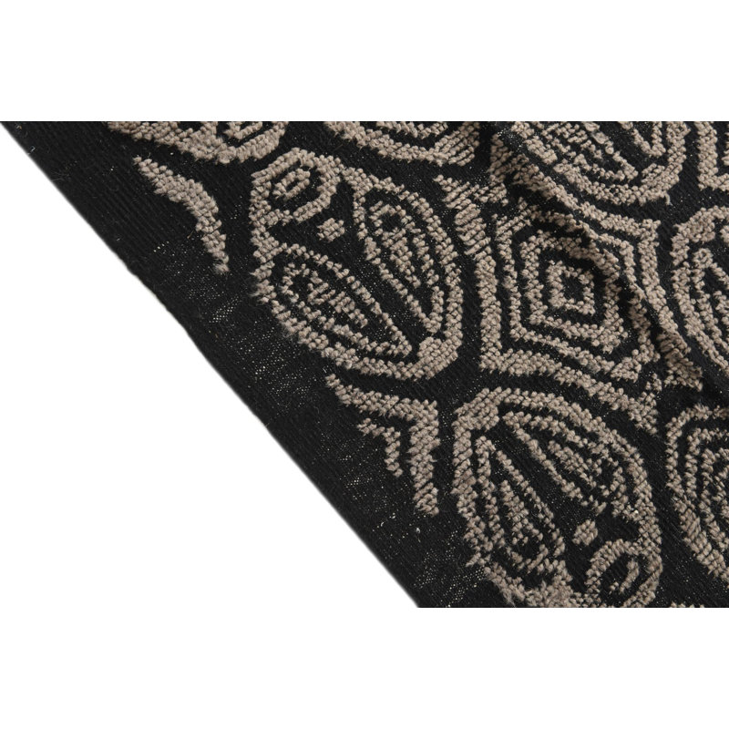 Tapis noir 9 x 12 Philip