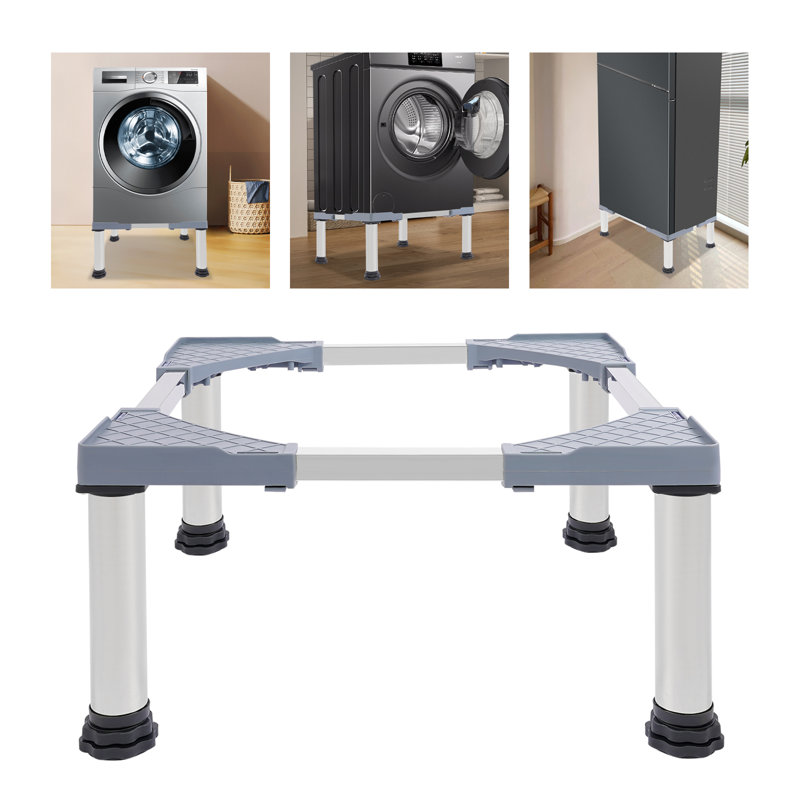 Adjustable Stainless Steel Washing Machine Base Stand
