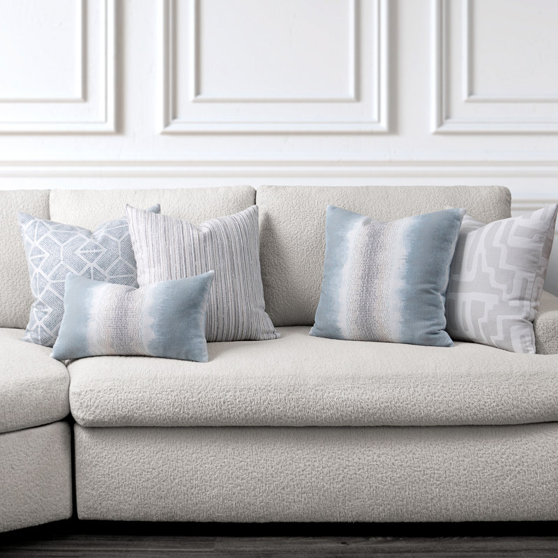 Sky Coordinated Set of 2 Indoor & Outdoor Throw Pillows, 5